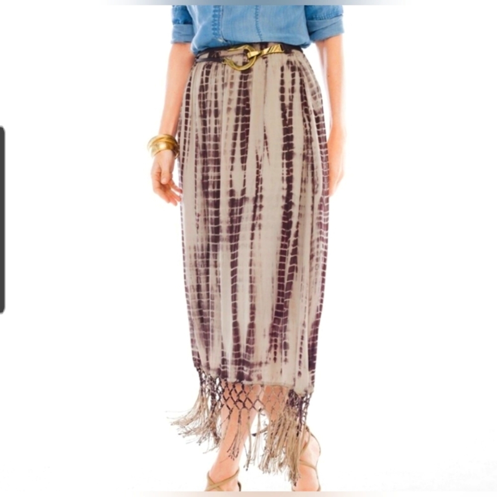 NWT Chico's Tie Dye Maxi Skirt
